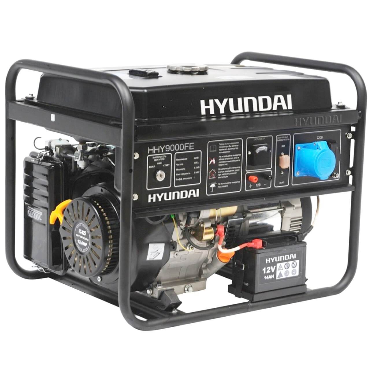 Бензиновый генератор Hyundai HHY9000FE