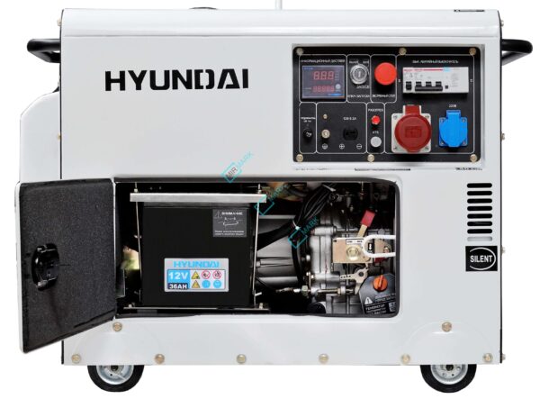Дизельный генератор Hyundai DHY6000SE-3