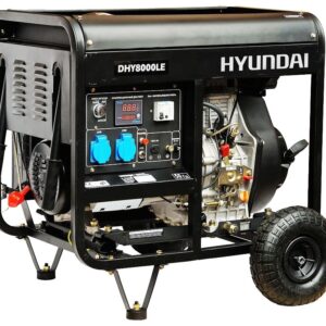 Дизельный генератор с колесами Hyundai DHY8000LE