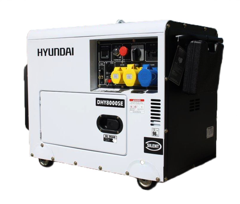 Дизельный генератор Hyundai DHY8000SE